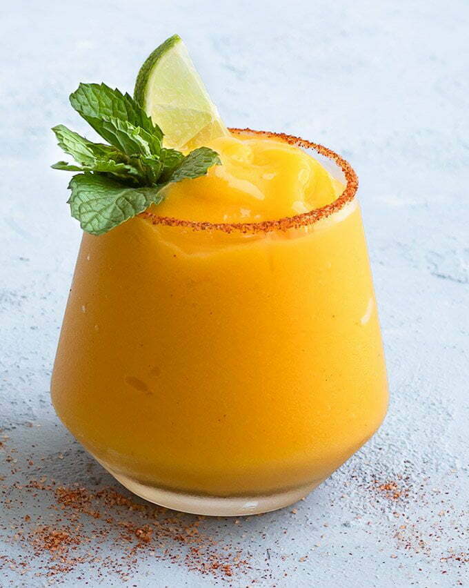 Mango Margaritas with Chili Lime Salt - Island Life NC